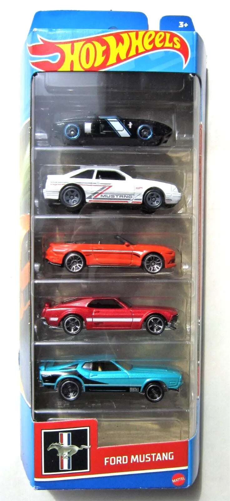 2022 Hot Wheels 5 Pack Ford Mustang HFV92 '62 Concept/'92/'71 Mach 1