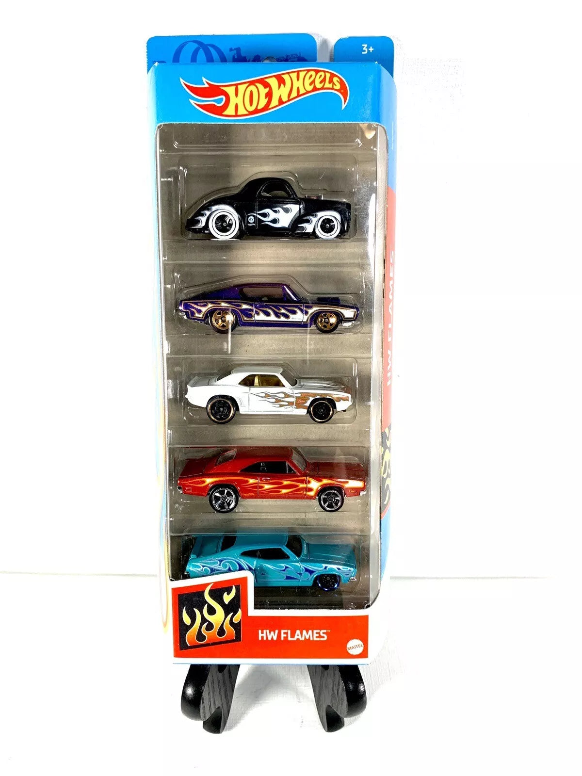 2021 Hot Wheels: HW FLAMES, 1/64, 5Pack, Dodge Charger 500, Ford Falcon, GTN48