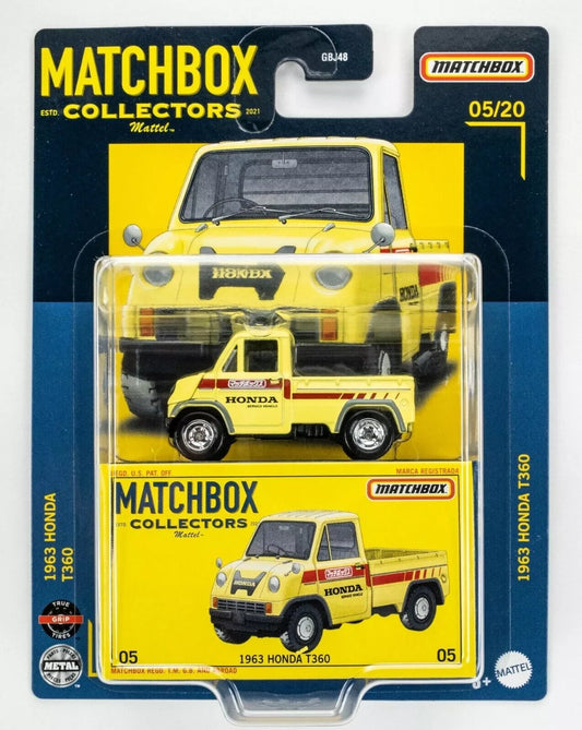 2022 Matchbox Collectors #05 1963 Honda T360 LIGHT YELLOW | HONDA SERVICE