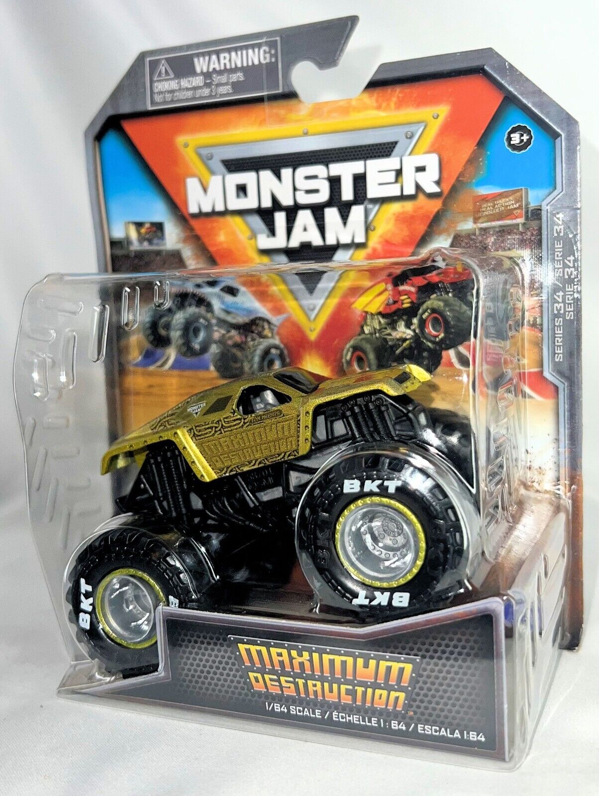 Monster Jam 2024 1:64 Scale Diecast Truck Series 34 Maximum Destruction