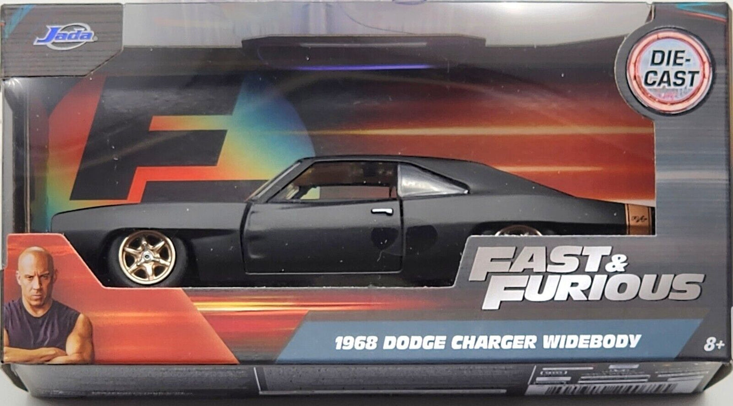 JADA TOYS 1:32 FAST & FURIOUS DOM'S 1968 DODGE CHARGER WIDEBODY