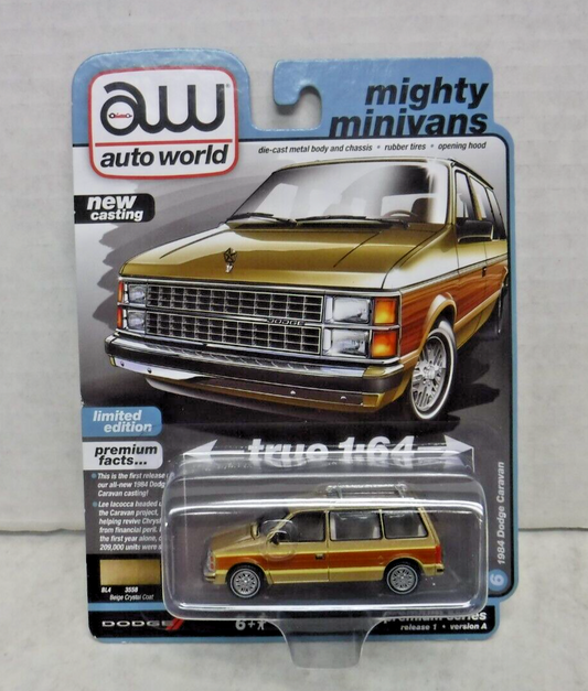 1984 Dodge Caravan Auto World 1:64 Scale Diecast Car 102323AST2