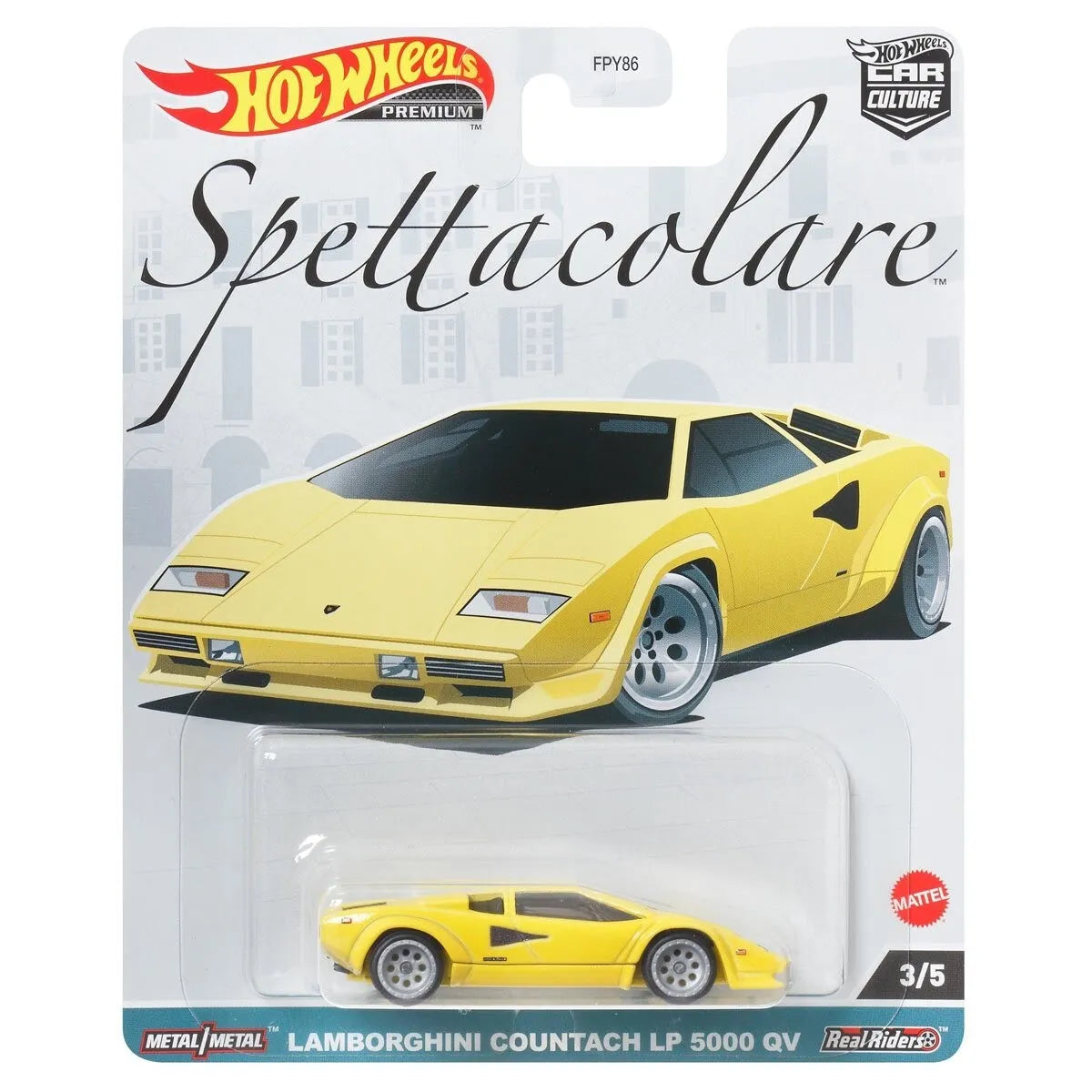 2023 Hot Wheels 1:64 Car Culture Spettacolare Lamborghini Countach LP 5000 QV