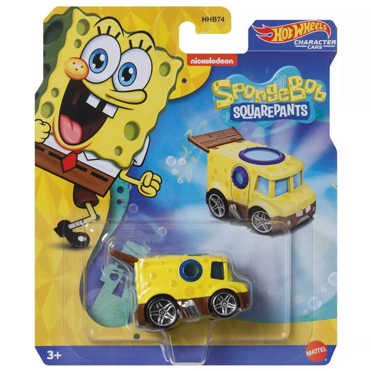 Hot Wheels Spongebob Squarepants Character Car 2024 Card Art