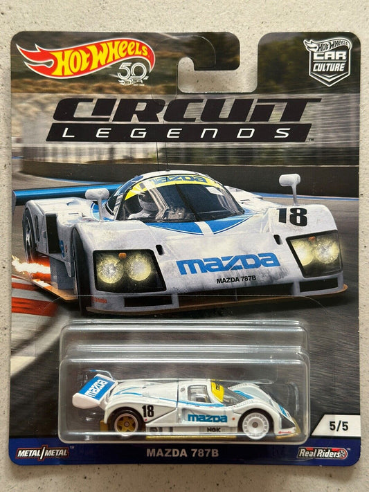 2018 Hot Wheels Premium Circuit Legends MAZDA 787B Car Culture Real Rider