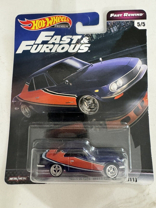 Hot Wheels Fast & Furious Rewind Nissan Silvia (CSP311) 2017 Blue 5/5 New