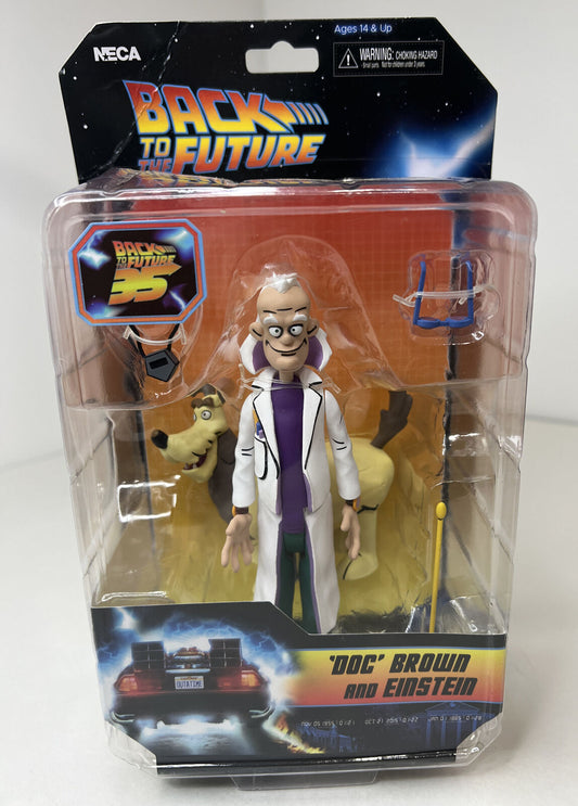 Neca Back To The Future Doc Brown And Einstein Figures
