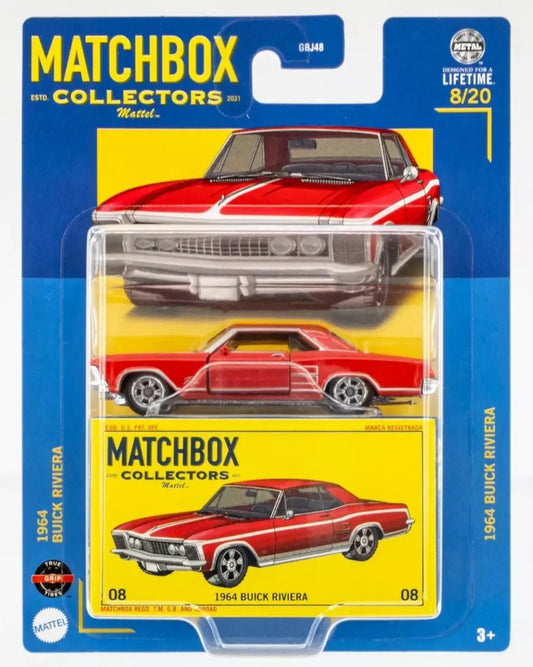 MATCHBOX COLLECTORS 1964 BUICK RIVIERA RED (8/20)