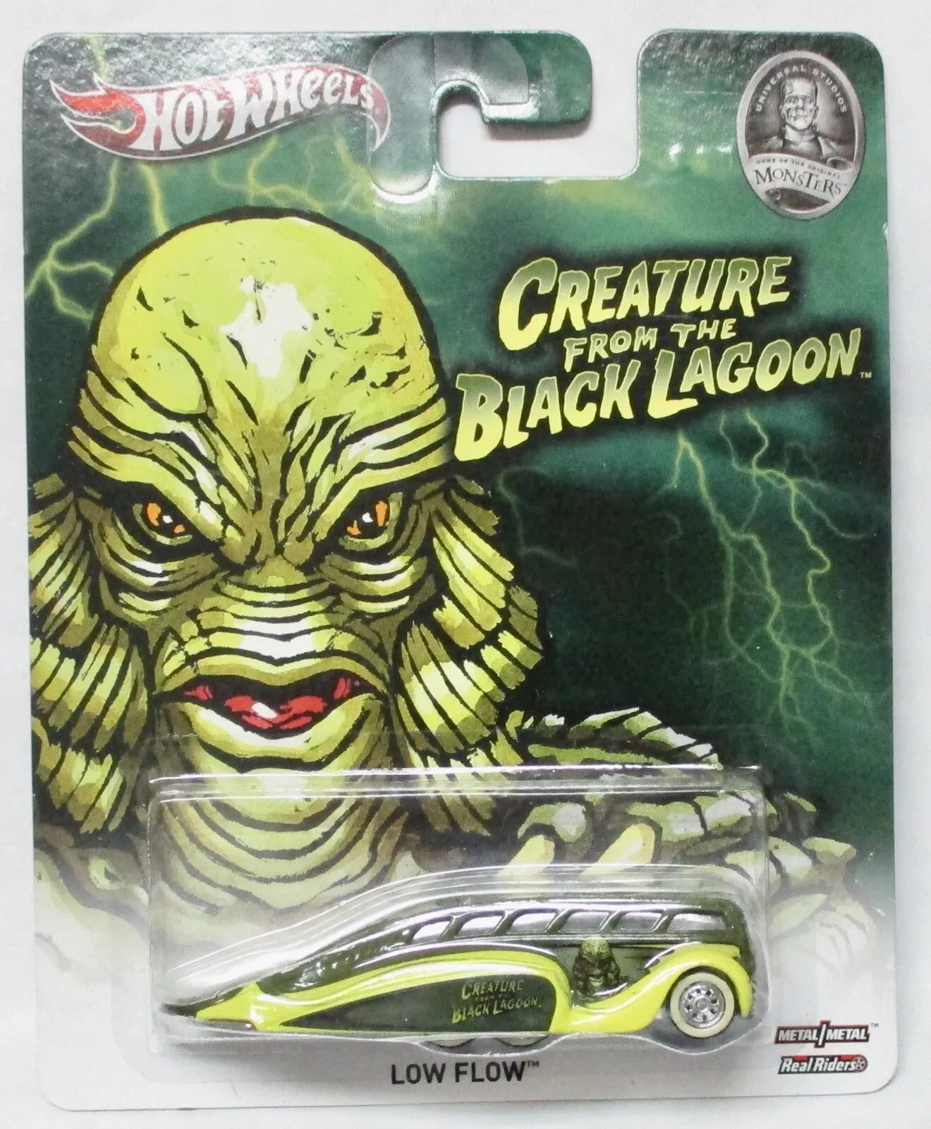 2012 Hot Wheels Premium Real Riders Creature from the Black Lagoon Low Flow