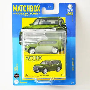 2023 MATCHBOX COLLECTORS MBX "2022 Lexus LX" GREEN 1/64 Diecast