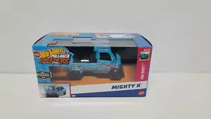 Hot Wheels Pull-Back Speeders MIGHTY K Blue HW Drift Diecast 1:43