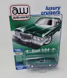 Auto World Greenbrier Poly Paint! 1975 Cadillac Coupe DeVille 1/64