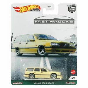 2021 Hot Wheels Car Culture "Fast Wagons" Volvo 850 Estate Wagon 1/64 Scale