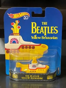 HOT WHEELS RETRO ENTERTAINMENT THE BEATLES YELLOW SUBMARINE (NEW)