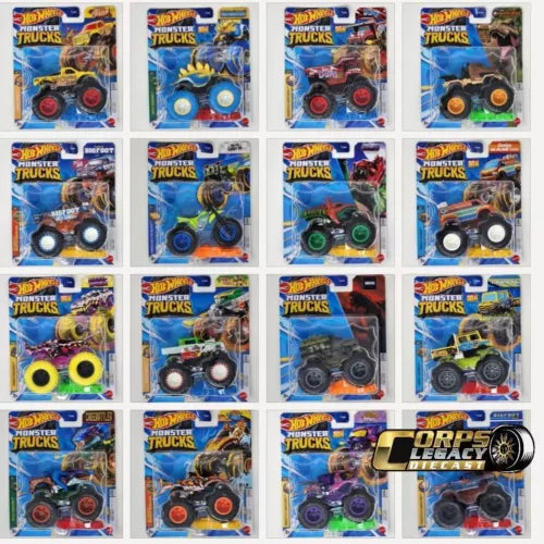 Hot Wheels Monster Trucks 1:64 Scale Diecast Toys - YOU PICK