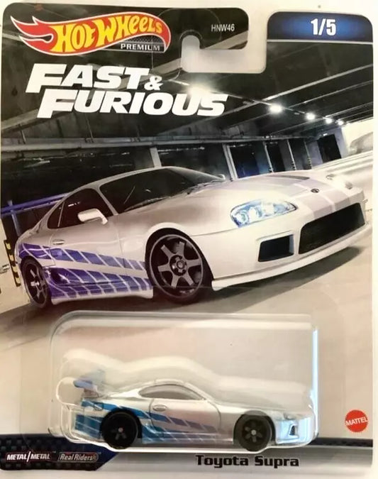 NEW Hot Wheels Premium Fast & Furious TOYOTA SUPRA 1/5 Car 1:64 Scale HKD25