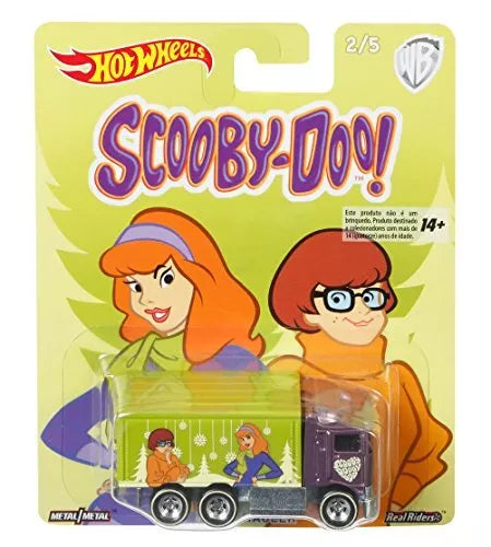 2017 Hot Wheels Pop Culture SCOOBY-DOO #2/5 Hiway Hauler Real Riders 1:64 Scale