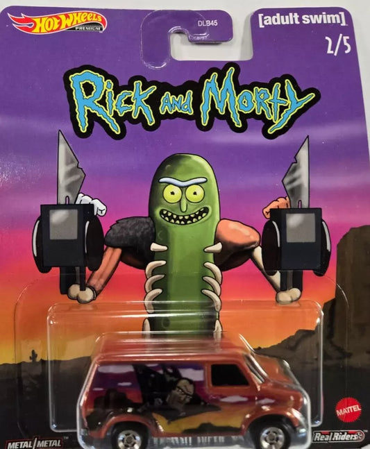 2020 Hot Wheels Rick and Morty Pop Culture #2 Ford Transit Super Van Adult Swim