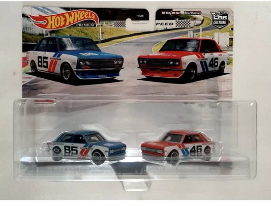 2022-Hot Wheels Car Culture-2 Pack-'71 BRE Datsun 510 DUALS