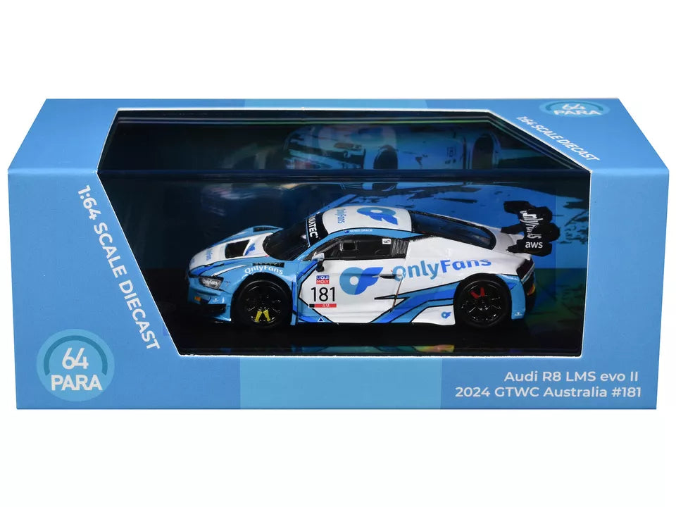 2024 Audi R8 LMS Evo II #181 Diecast Model Car - Renee Gracie, GT World ONLY FANS