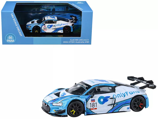 2024 Audi R8 LMS Evo II #181 Diecast Model Car - Renee Gracie, GT World ONLY FANS