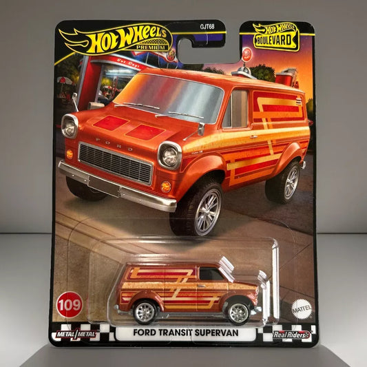 2024 Hot Wheels Boulevard #109 FORD TRANSIT SUPERVAN Premium