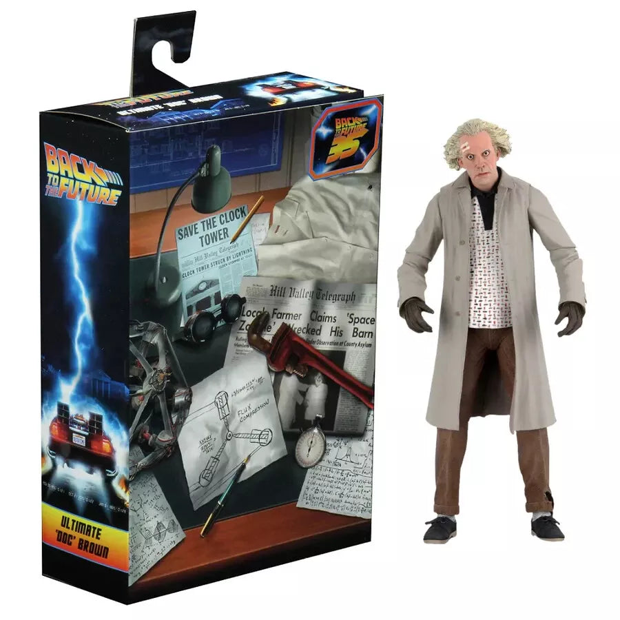 NECA Ultimate Doc Brown Back to the Future 35th Anniversary