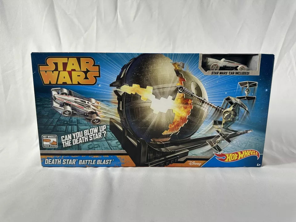 Hot Wheels Star Wars Death Star Battle Blast Mattel Car Track System NIB 2014  Breadbox Collectibles (220)