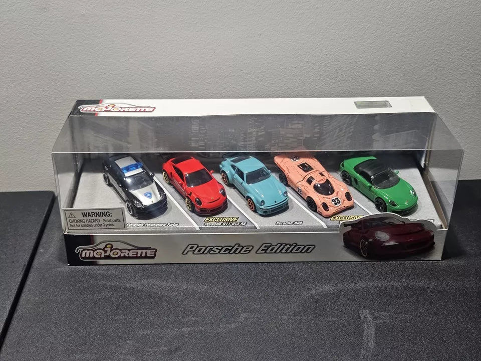 Majorette Porsche Edition 5-pack 917 911 GT3 RS 934 718 Panamera