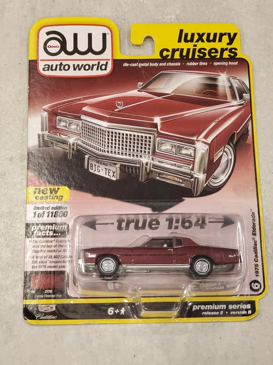 AUTO WORLD 1975 CADILLAC ELDORADO PREMIUM