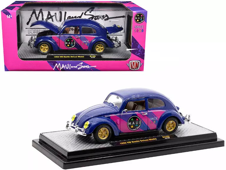 Volkswagen Beetle Deluxe Model 1952 M2 Machines 1/24 Maui Sons Limited Edition