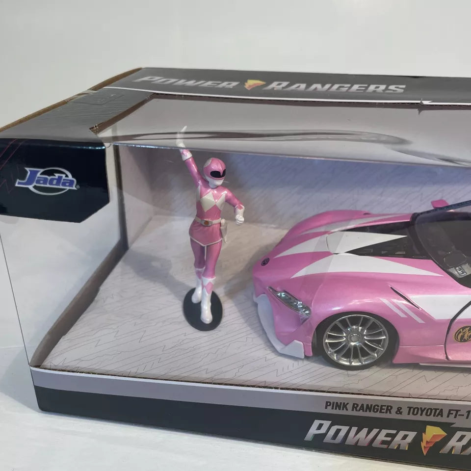 Jada Diecast Metal 1:24 Power Ranger FT-1 CONCEPT PINK RANGER