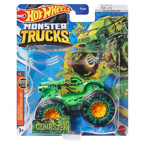 Mattel - Hot Wheels Monster Trucks - GUNKSTER (Monster Trucks Live 7/8) HNW22