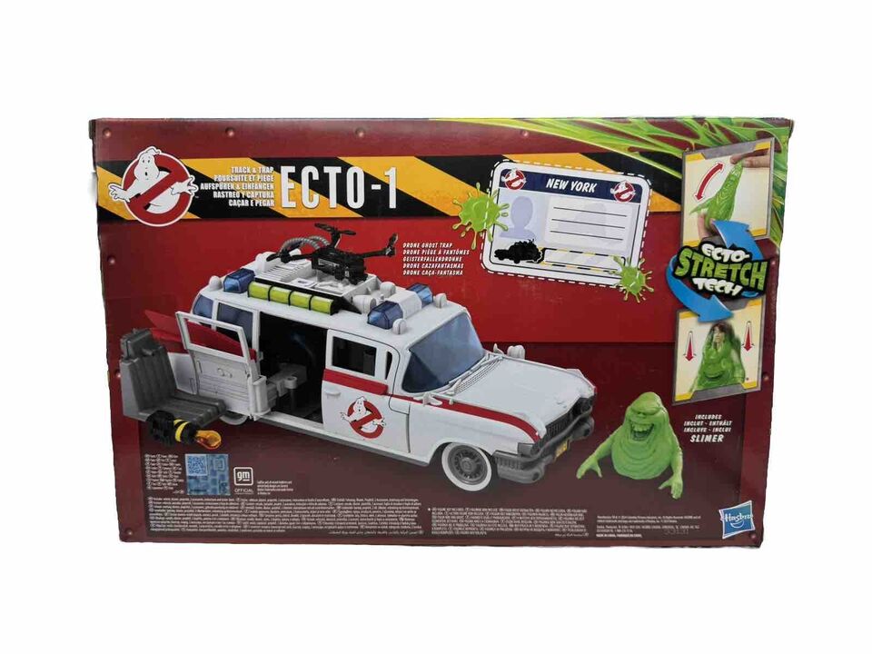 Ghostbusters Ecto-1 Ecto-Stretch Tech w Slimer Figure Frozen Empire Hasbro 2024!