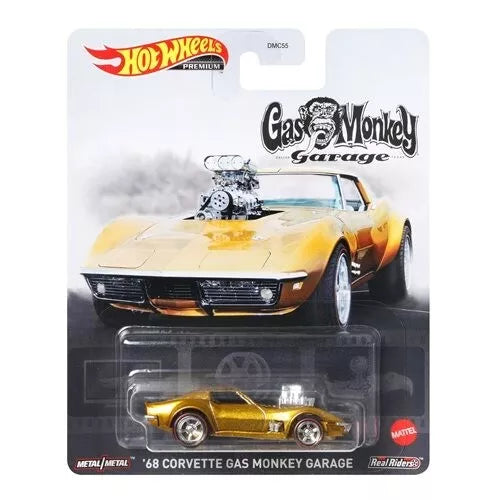 2021 Hot Wheels Premium Retro Entertainment '68 Corvette Gas Monkey Garage