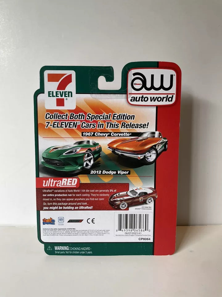 2023 AW Auto World 1/64 7-Eleven 2012 Dodge Viper