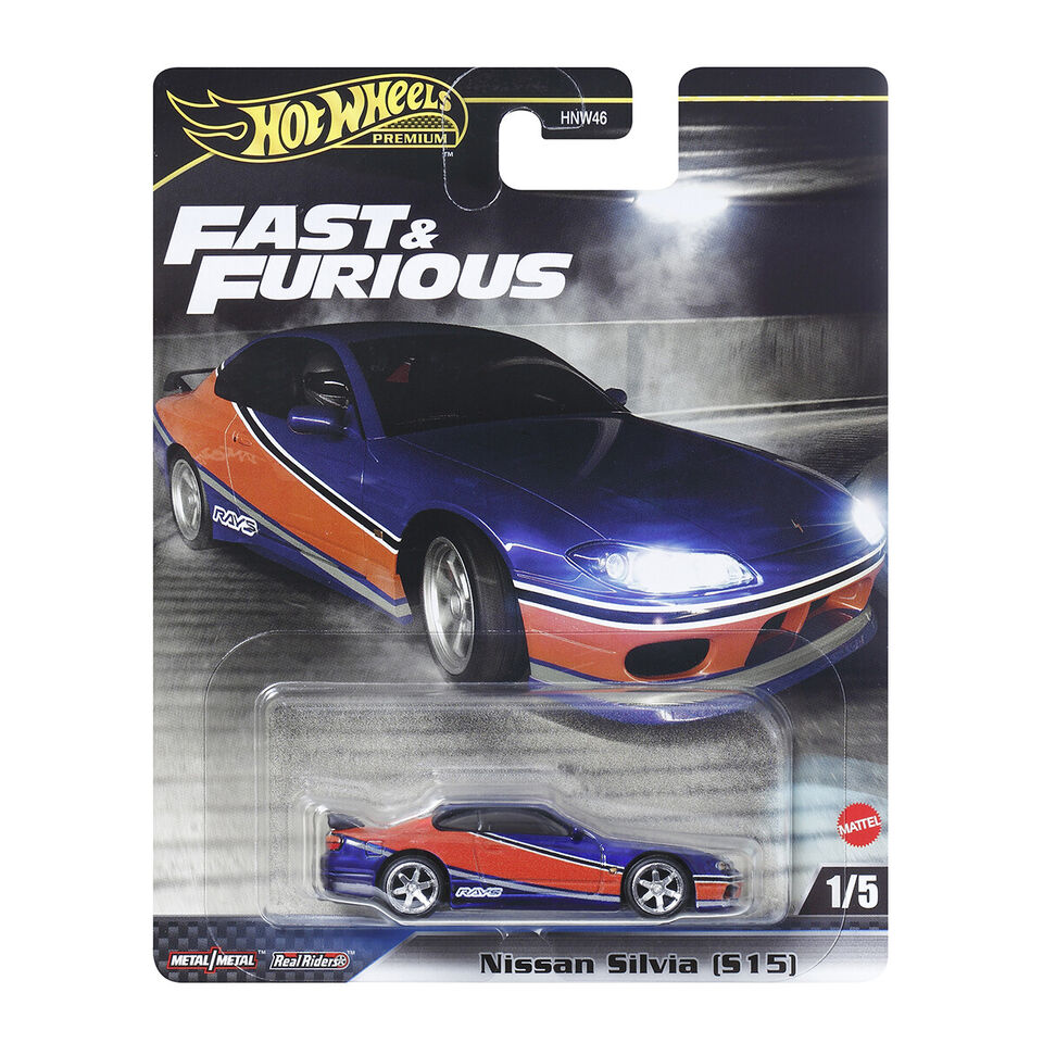 Nissan Silvia 515 Hot Wheels Fast and Furious 1/5 Collectible Diecast Vehicle