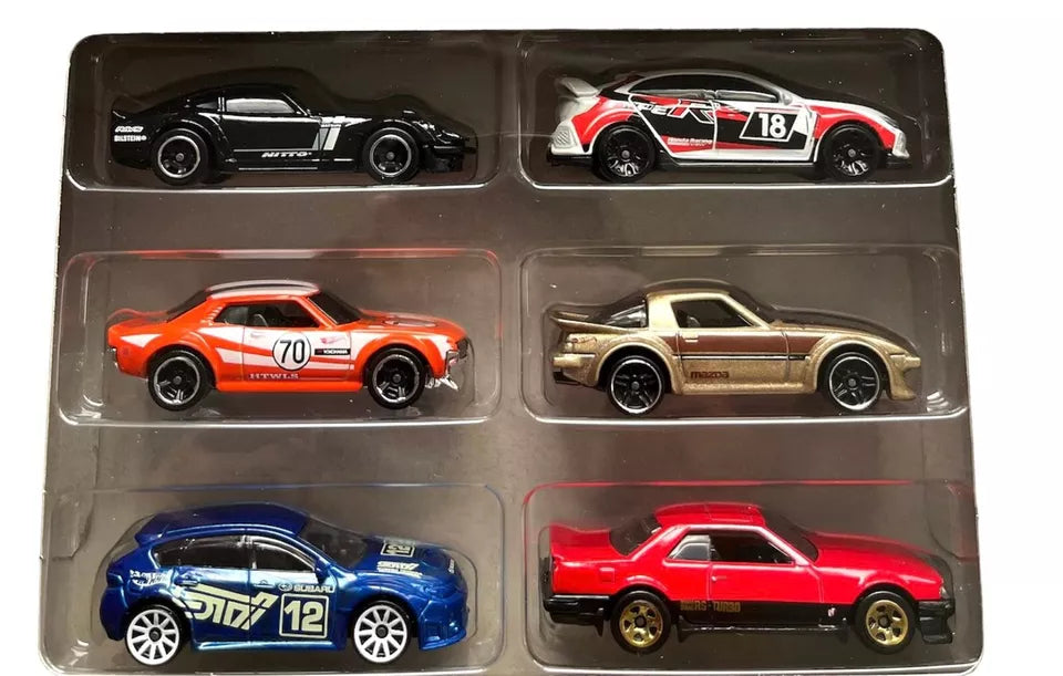 HOT WHEELS CAR CULTURE - JDM 6 CAR BOX SET