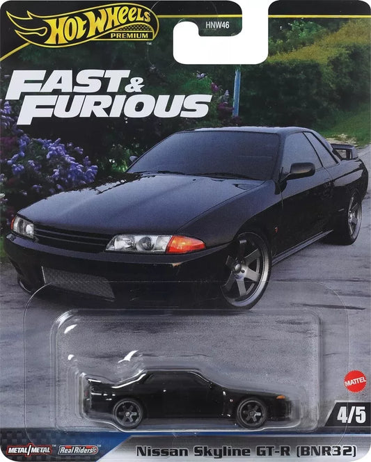 2024 Hot Wheels Fast & Furious Case E, Nissan Skyline GT-R BNR32 Diecast Car