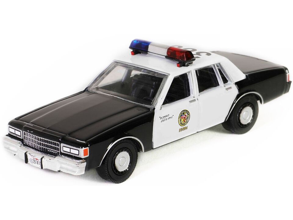 1986 CHEVROLET CAPRICE LAPD "TRUE ROMANCE" (1993) 1/64 BY GREENLIGHT 62020 C