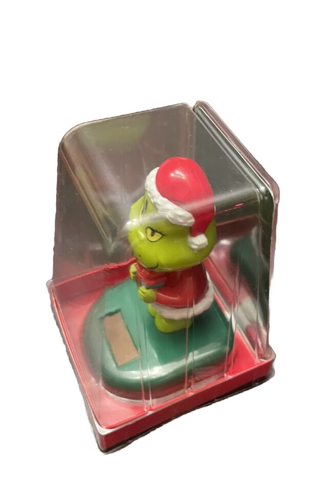 The Grinch Solar Powered Bobblehead Dr Suess Christmas Moves Under Light