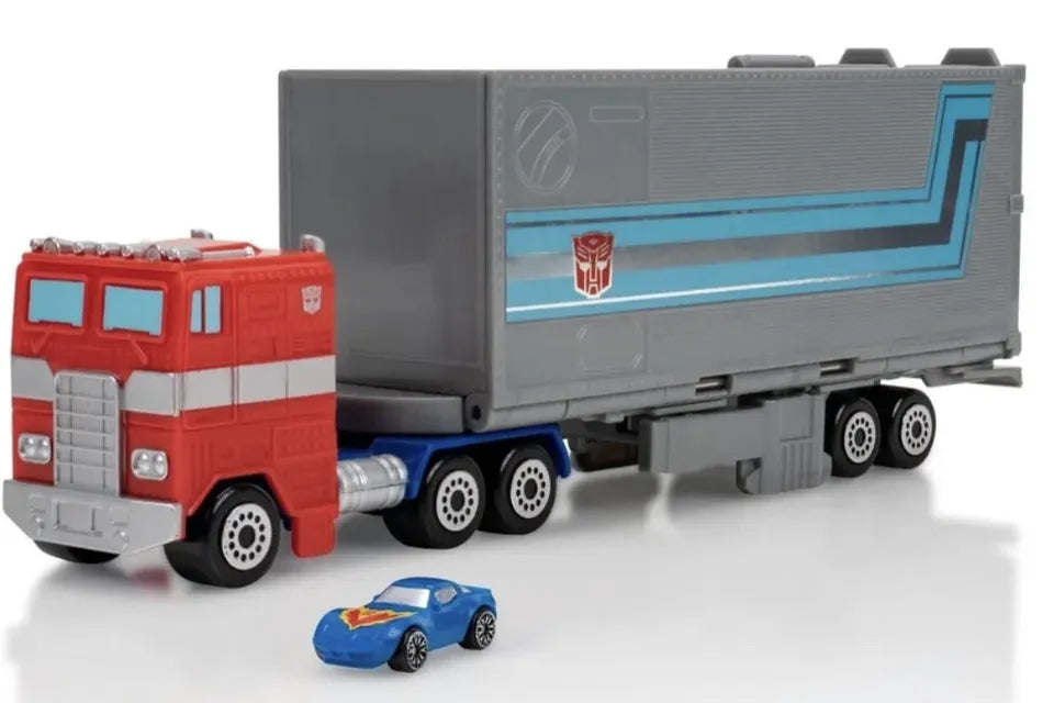 Micro Machines G1 Optimus Prime Hauler PLAYSET Converting Playset +Exclusive New