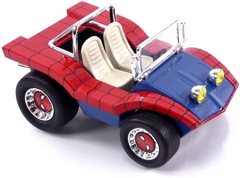 Marvel Spider-Man 1:24 Buggy Die-cast Car & 2.75" Figure