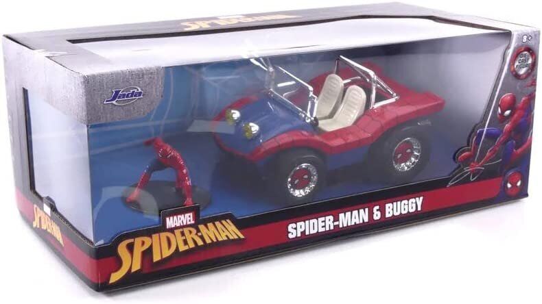 Marvel Spider-Man 1:24 Buggy Die-cast Car & 2.75" Figure