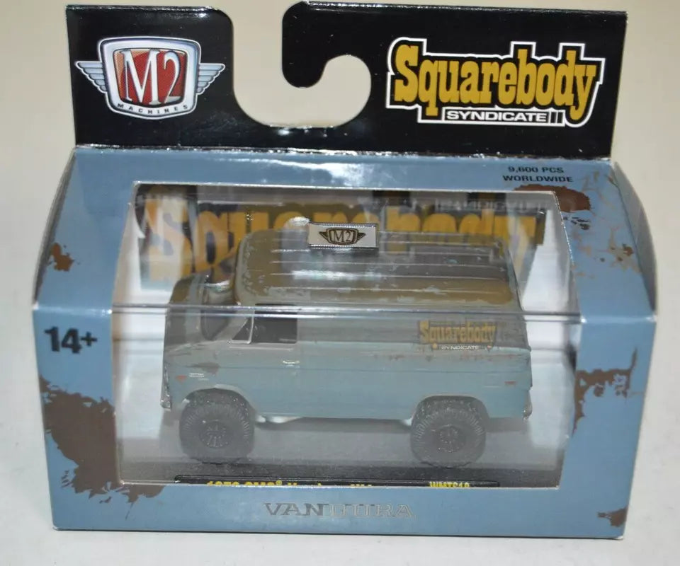 2024 M2 Machines SQUAREBODY Syndicate 1973 GMC Vandura Dirty