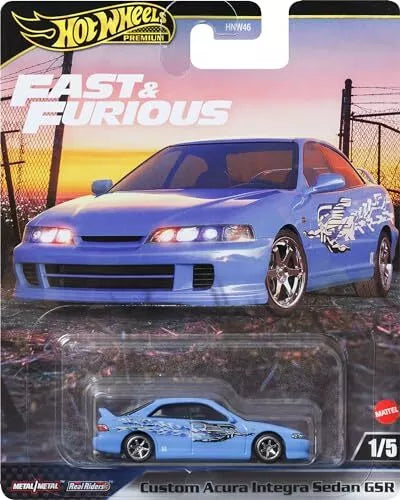 2024 Hot Wheels Premium Fast & Furious Custom Acura Integra Sedan GSR 1/5