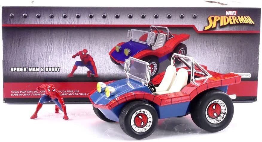 Marvel Spider-Man 1:24 Buggy Die-cast Car & 2.75" Figure