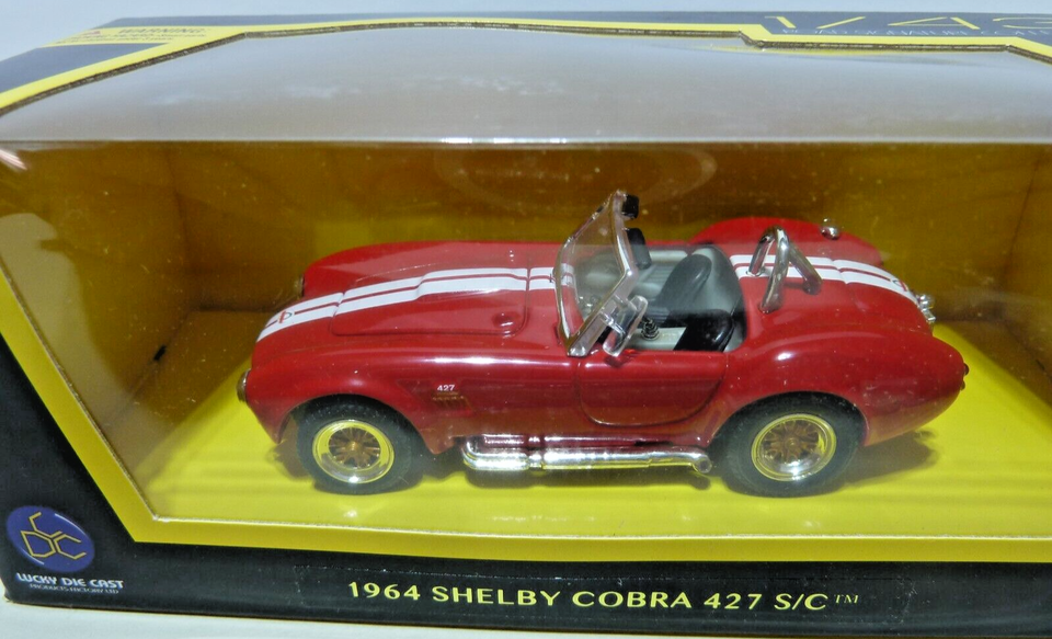 Road Signature 1/43 Scale Diecast Red 1964 Shelby Cobra 427 S/C