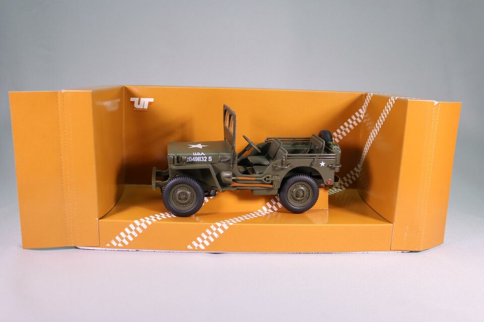 UT Models 1:18 Scale Willy's Jeep Military Army WWII USA