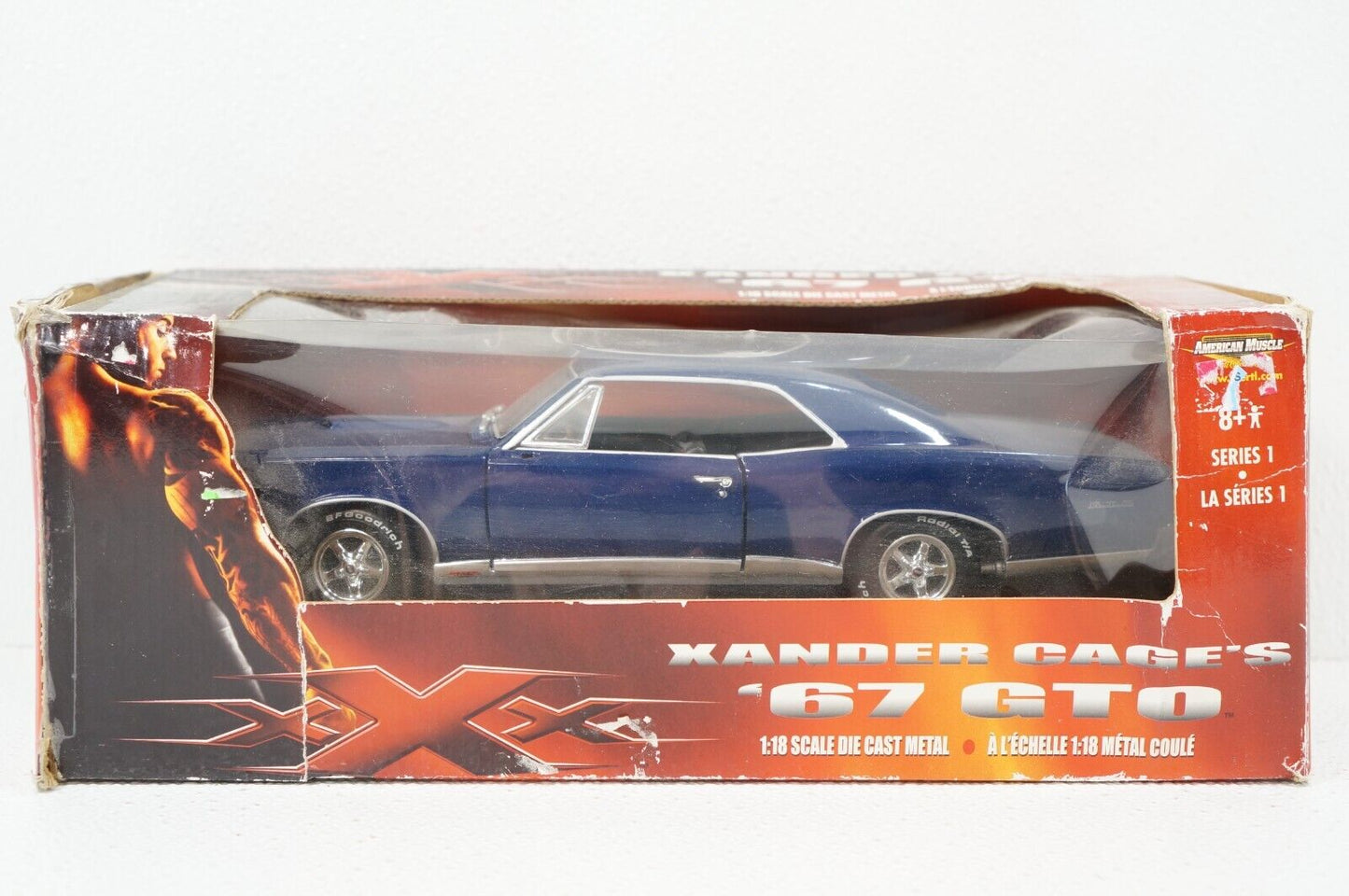 Xander Cage xXx Purple 1/18 Diecast Model